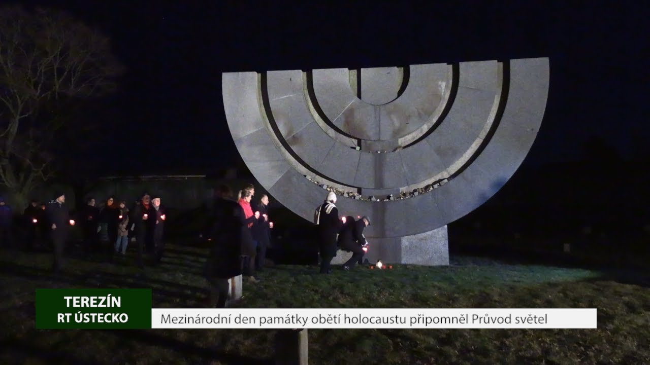 TEREZÍN: Mezinárodní den památky obětí holocaustu připomněl Průvod světel