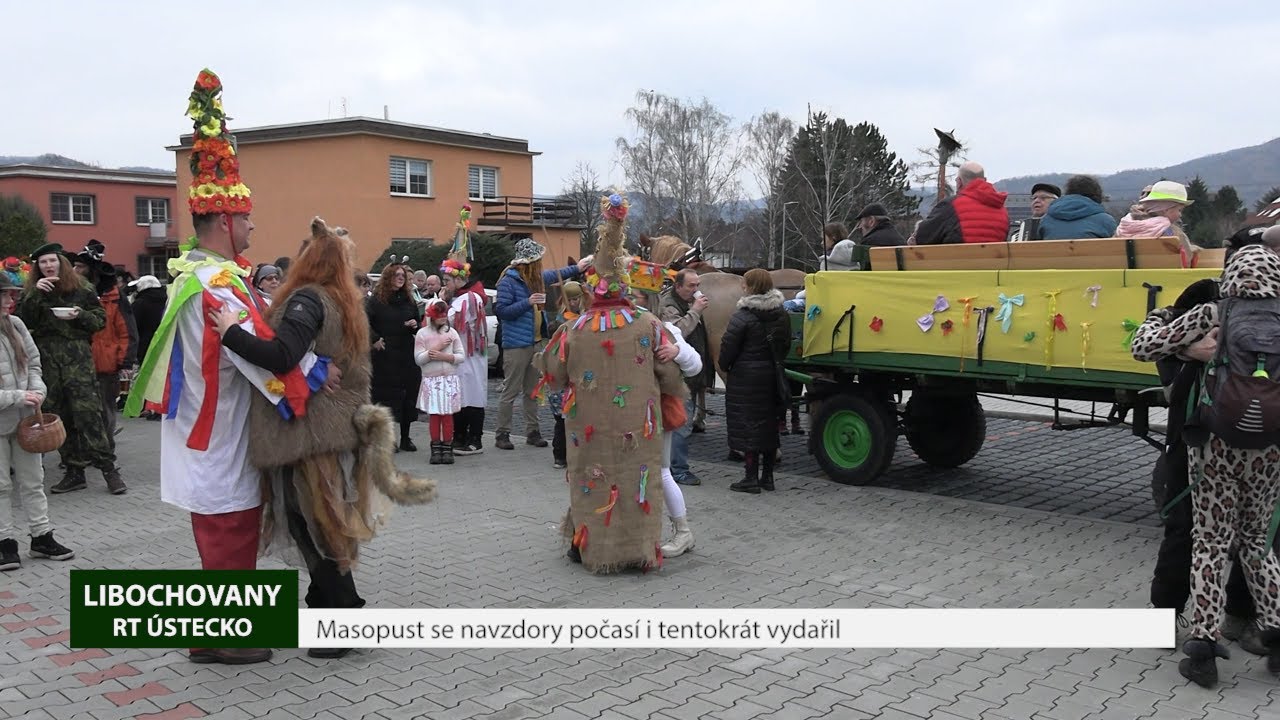 LIBOCHOVANY: Masopust se navzdory počasí i tentokrát vydařil