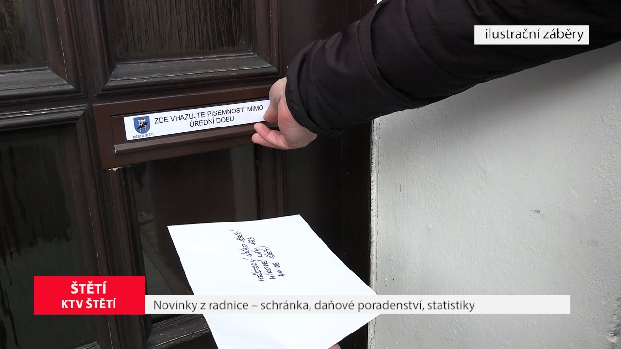 ŠTĚTÍ: Novinky z radnice – schránka, daňové poradenství, statistiky