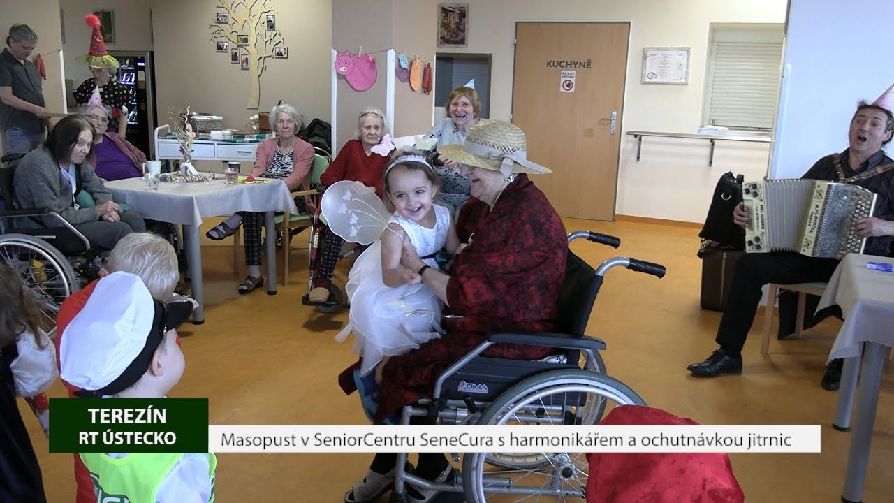 TEREZÍN: Masopust v SeniorCentru SeneCura s harmonikářem a ochutnávkou jitrnic