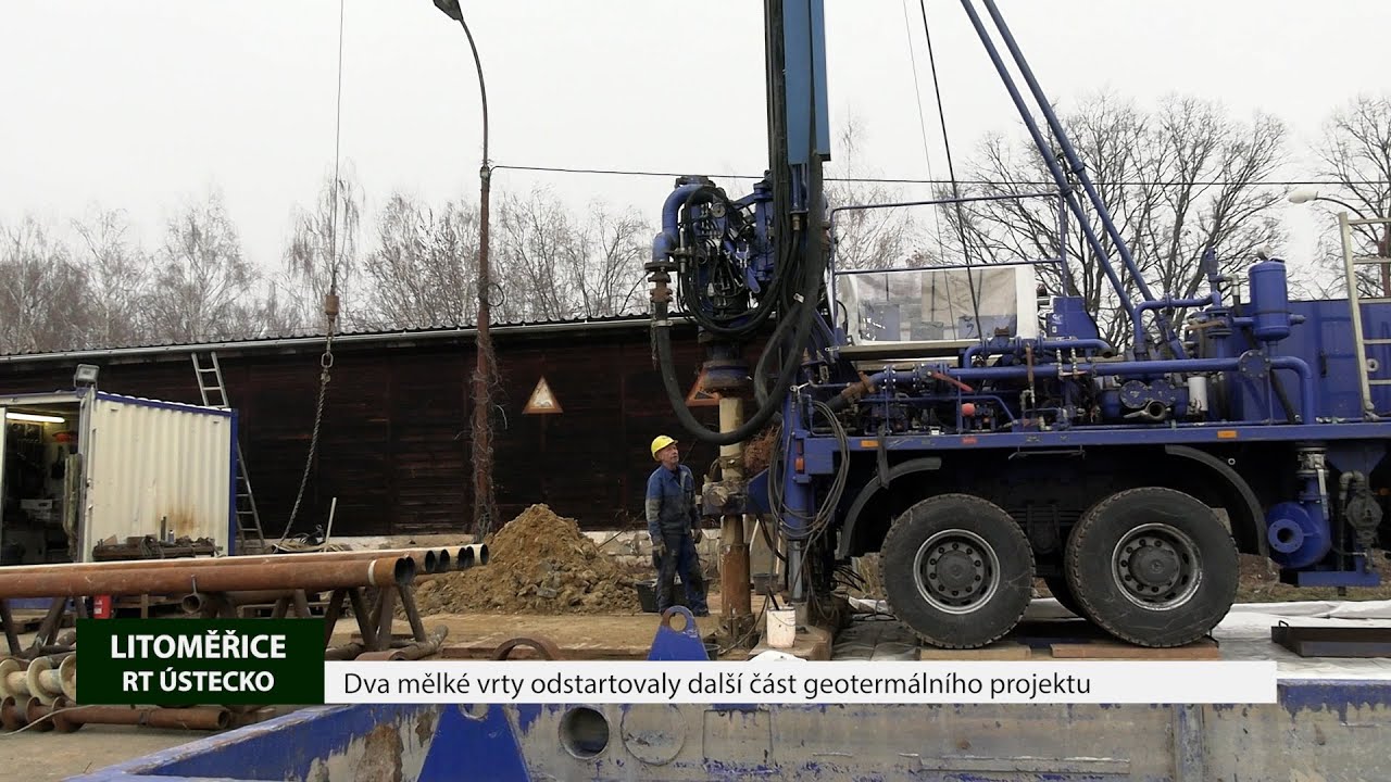 LITOMĚŘICE: Dva mělké vrty odstartovaly další část geotermálního projektu