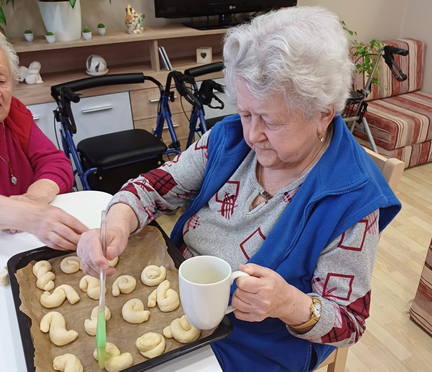 V Domově na Dómském pahorku se dnes pekly jidáše