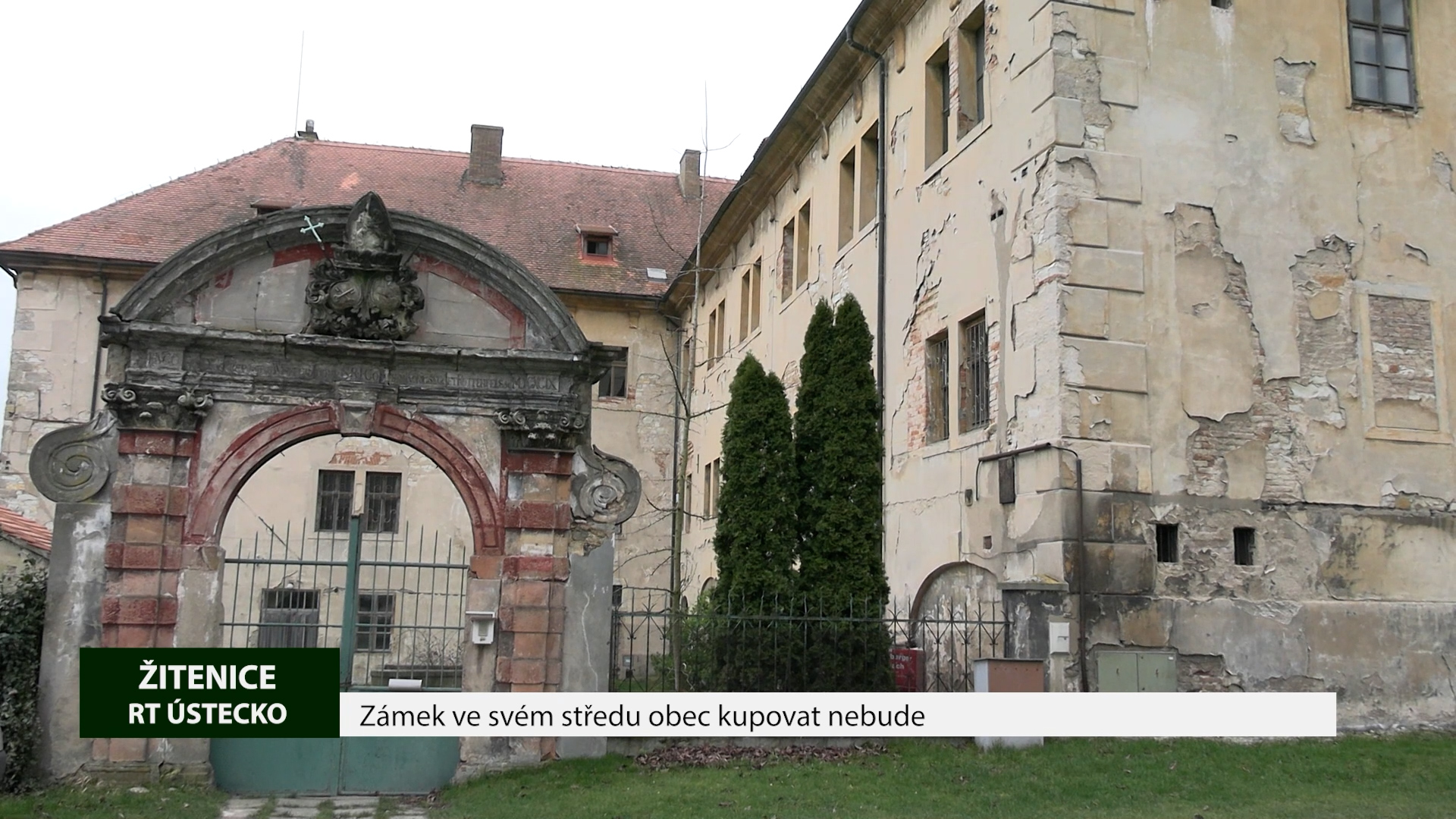 ŽITENICE: Zámek ve svém středu obec kupovat nebude