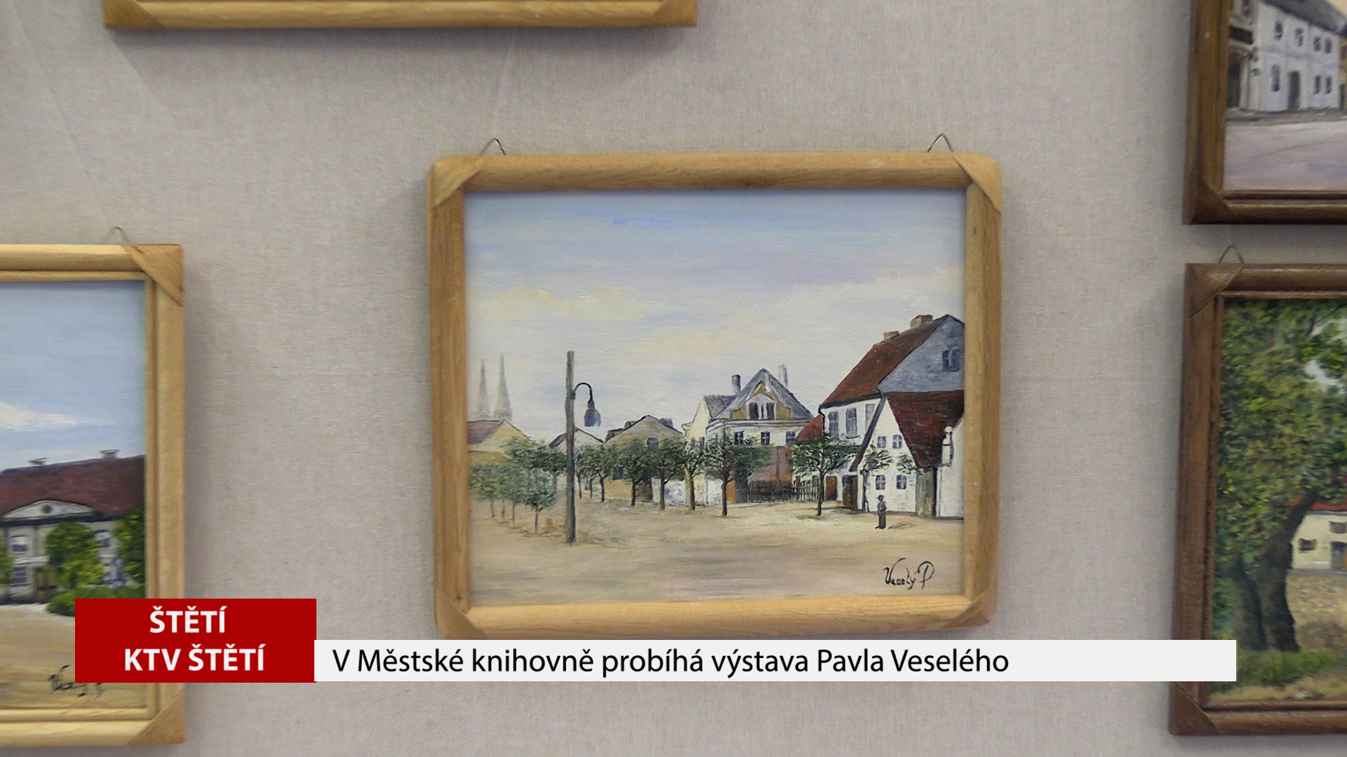 ŠTĚTÍ: V Městské knihovně probíhá výstava Pavla Veselého