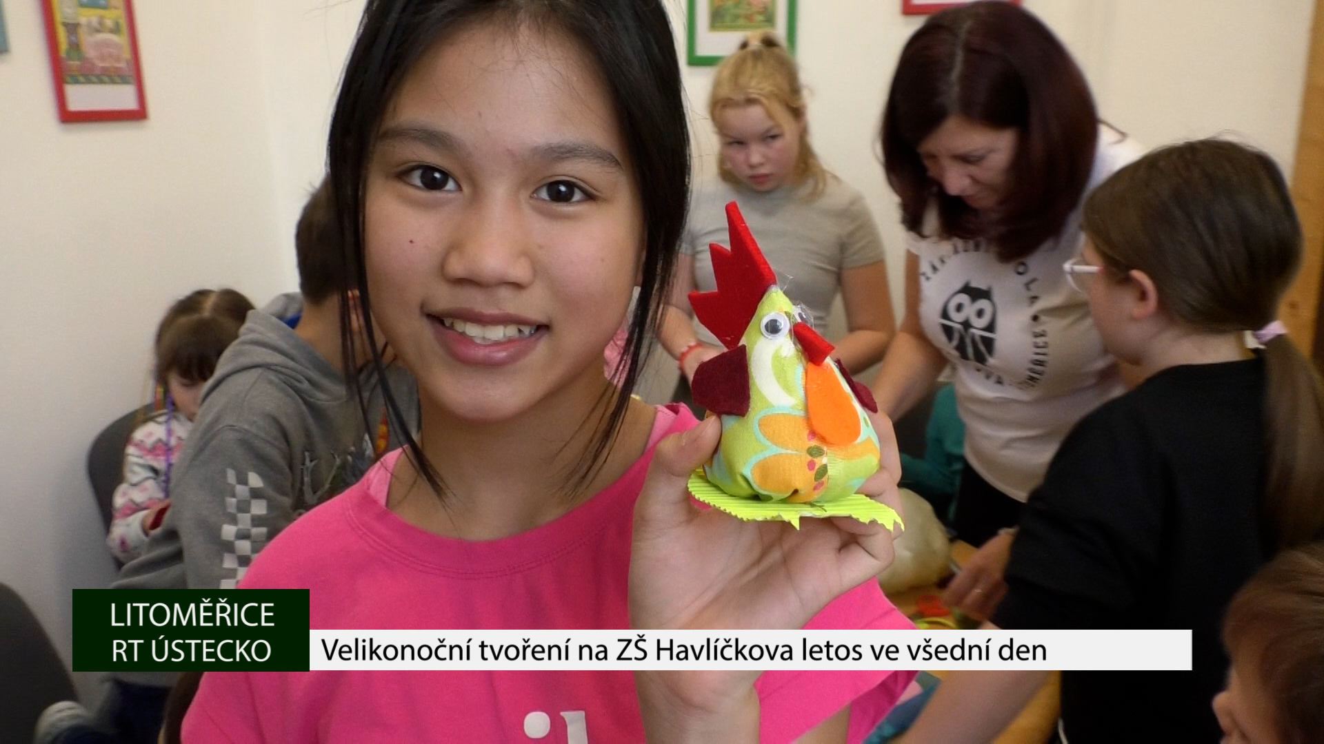 LITOMĚŘICE: Velikonoční tvoření na ZŠ Havlíčkova letos ve všední den