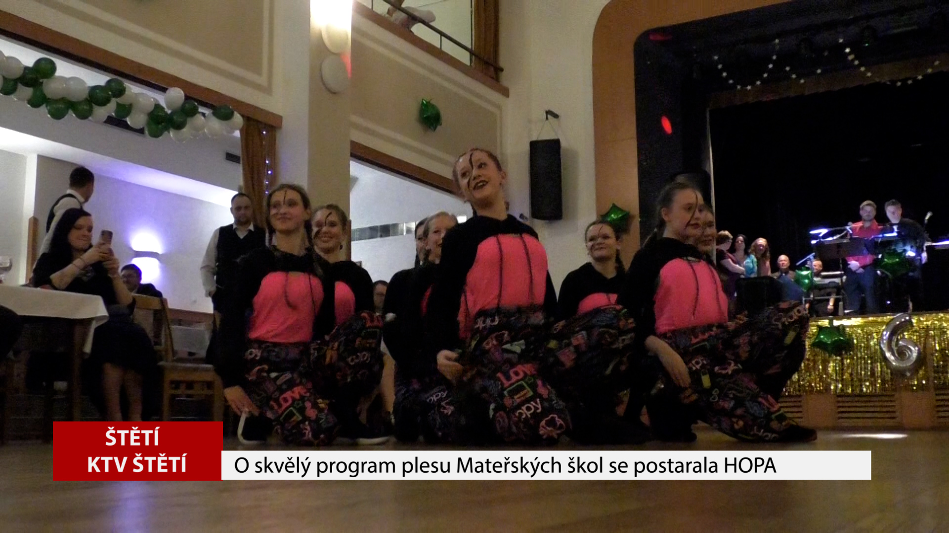 ŠTĚTÍ: O skvělý program plesu Mateřských škol se postarala HOPA