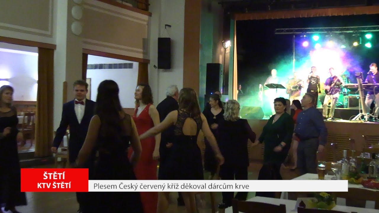 ŠTĚTÍ: Plesem Český červený kříž děkoval dárcům krve