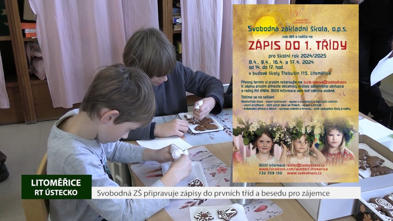 TŘEBUŠÍN: Svobodná ZŠ připravuje zápisy do prvních tříd a besedu pro zájemce