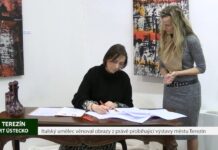 TEREZÍN: Italský umělec věnoval obrazy z právě probíhající výstavy městu Terezín