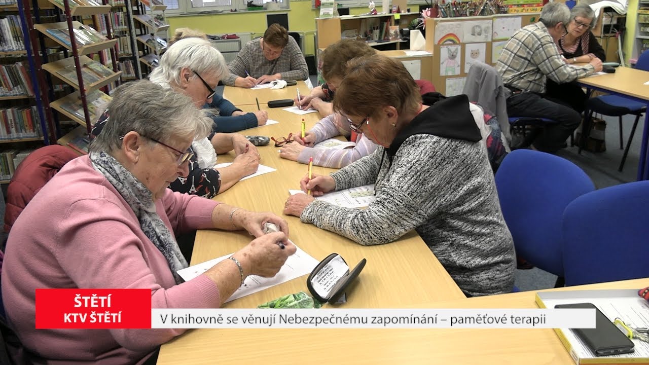 ŠTĚTÍ: V knihovně se pravidelně věnují Nebezpečnému zapomínání – paměťové terapii
