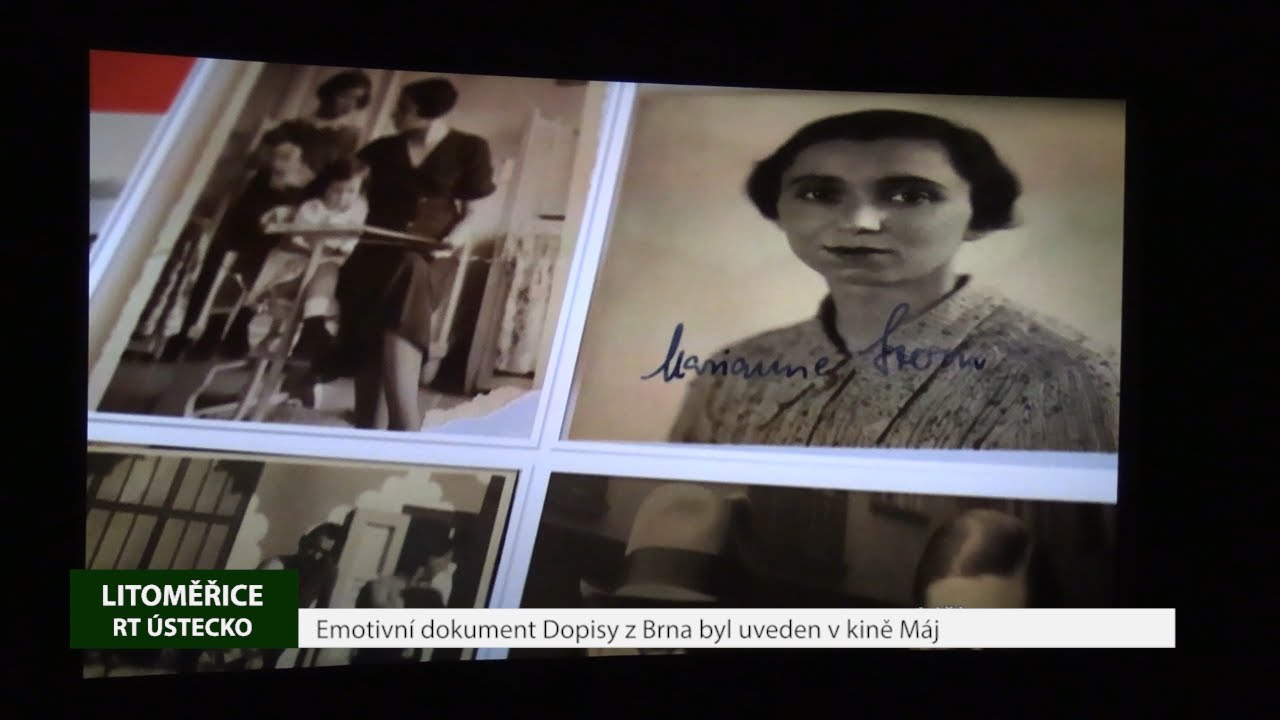 LITOMĚŘICE: Emotivní dokument Dopisy z Brna byl uveden v kině Máj