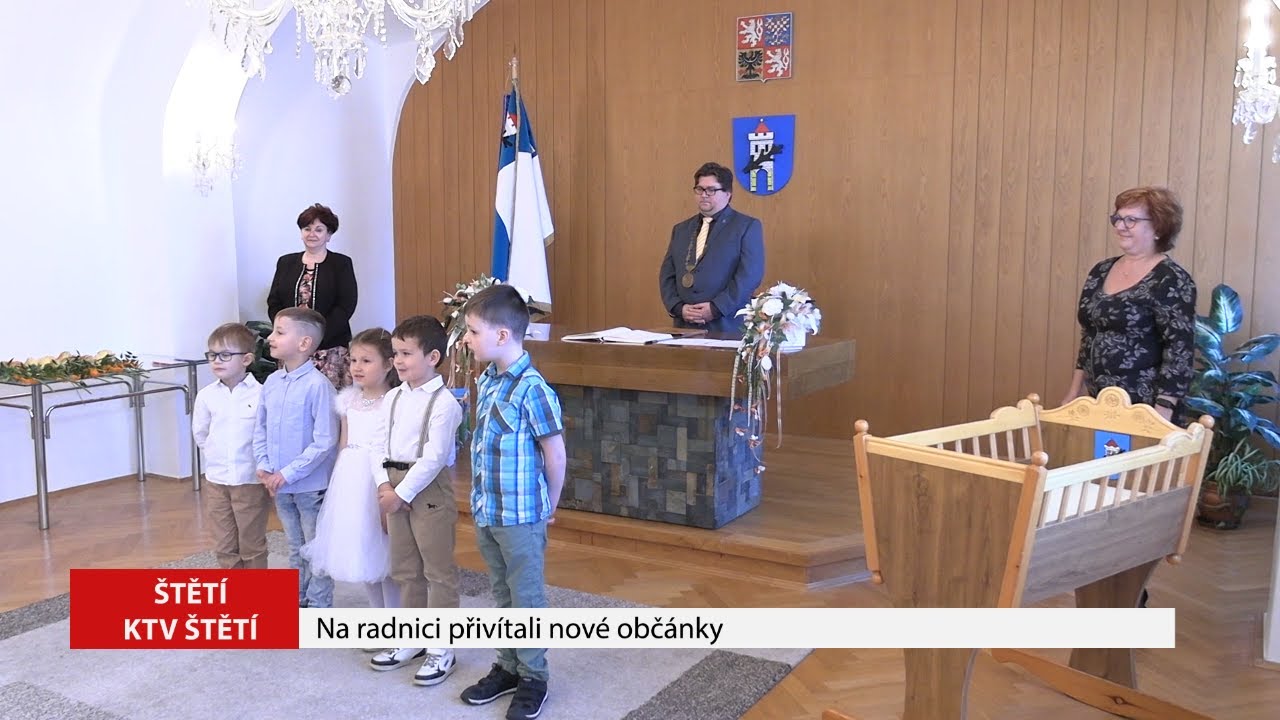 ŠTĚTÍ: Vítání občánků na radnici 19. 3. 2024 (reportáž + záznam)