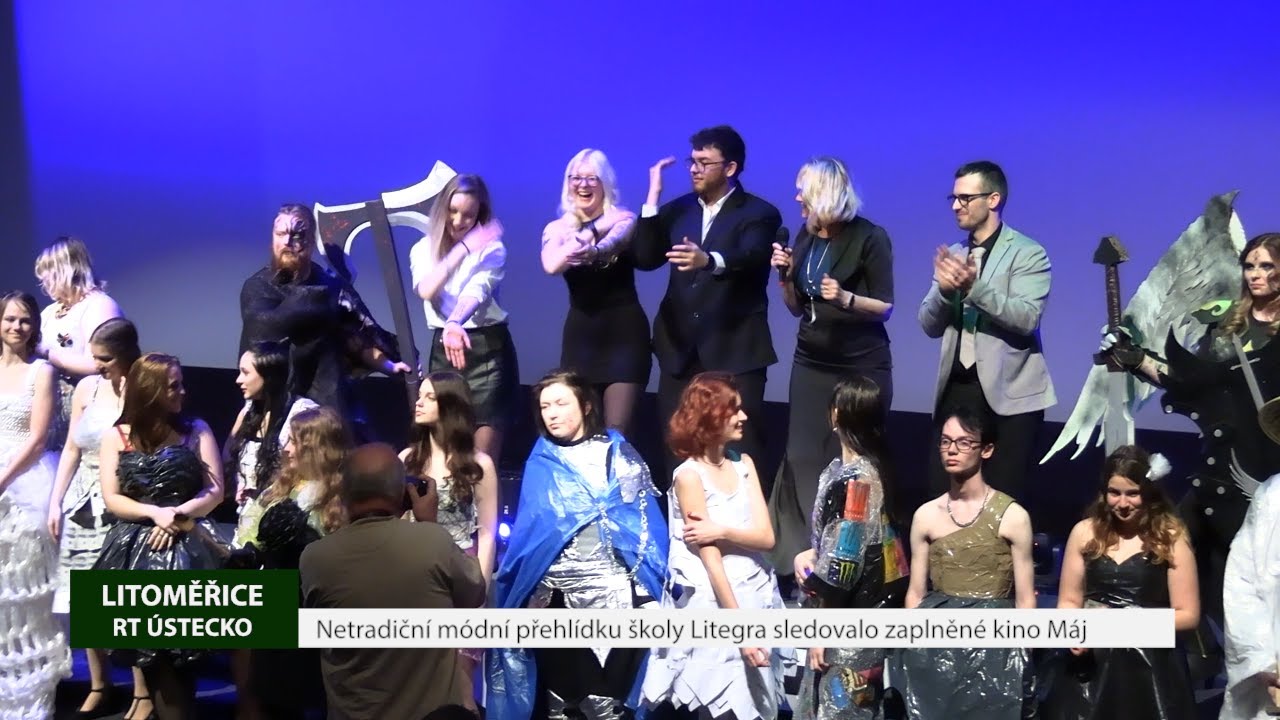LITOMĚŘICE: Netradiční módní přehlídku školy Litegra sledovalo zaplněné kino Máj