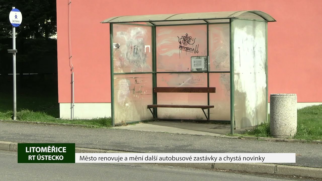 LITOMĚŘICE: Město renovuje a mění další autobusové zastávky a chystá novinky