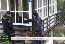 ÚŠTĚCKO: Policisté kontrolovali se psy rekreační objekty