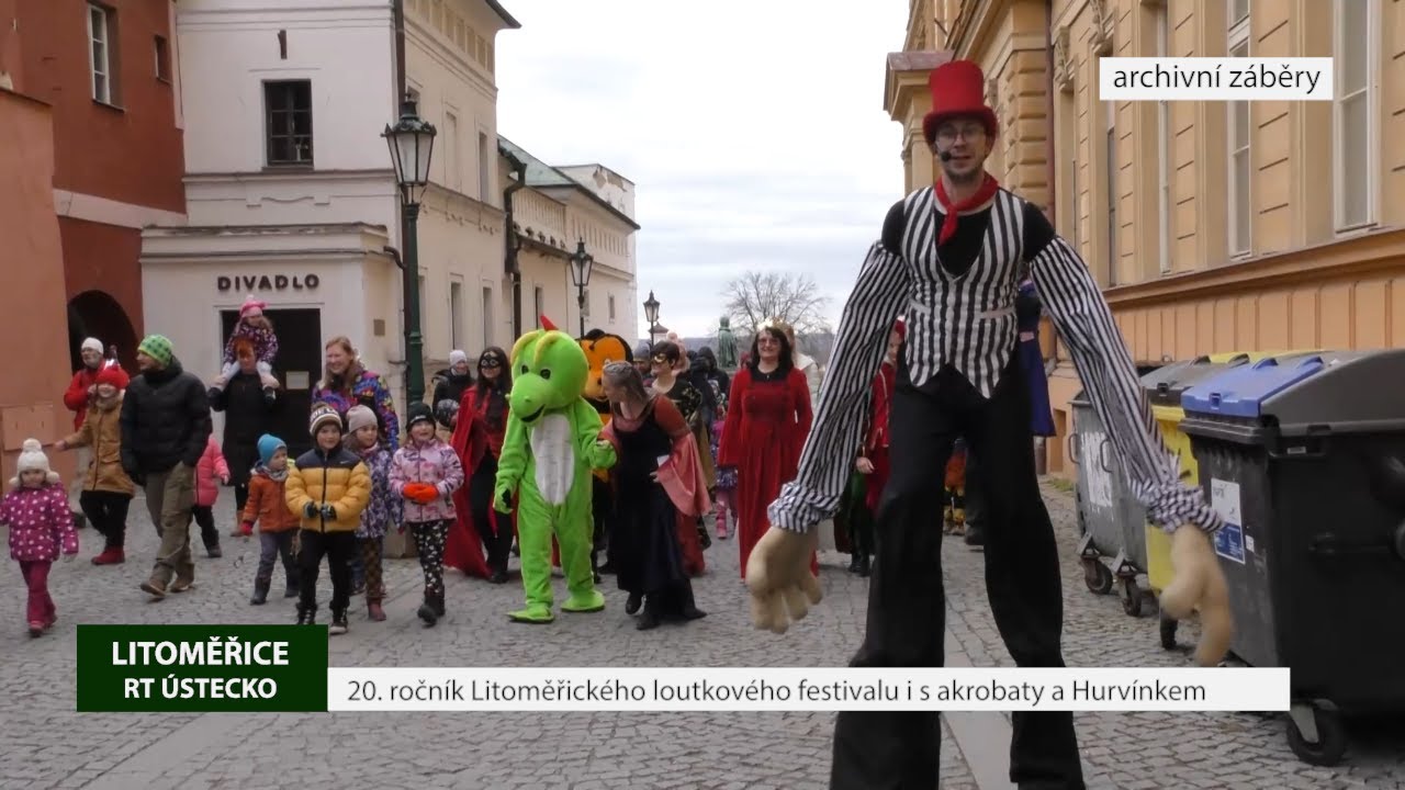 LITOMĚŘICE: 20. ročník Litoměřického loutkového festivalu i s akrobaty a Hurvínkem