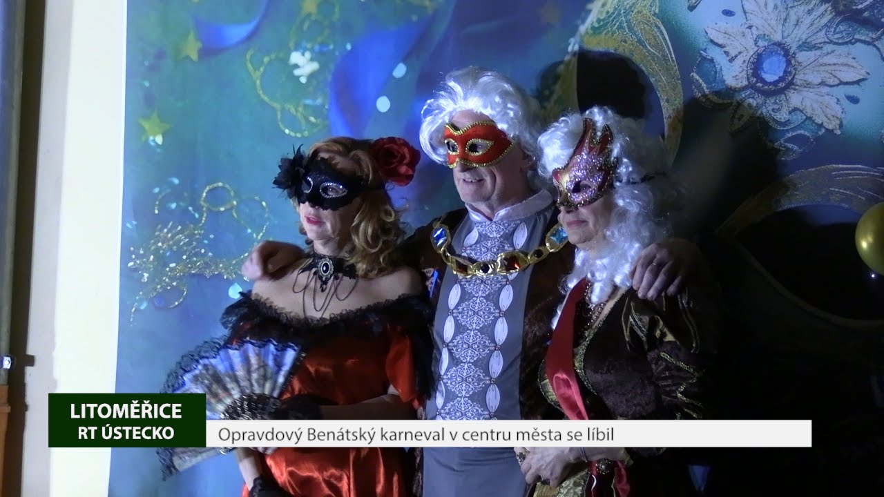 LITOMĚŘICE: Opravdový Benátský karneval v centru města se líbil