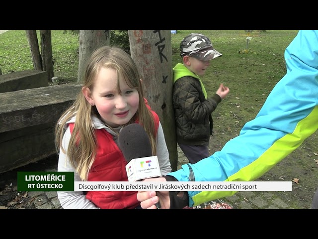 LITOMĚŘICE: Discgolfový klub představil v Jiráskových sadech netradiční sport