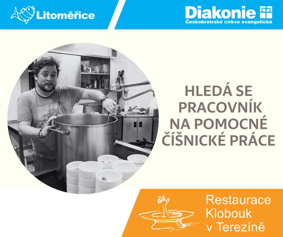 VOLNÁ MÍSTA: Pomocné číšnické práce v restauraci Klobouk