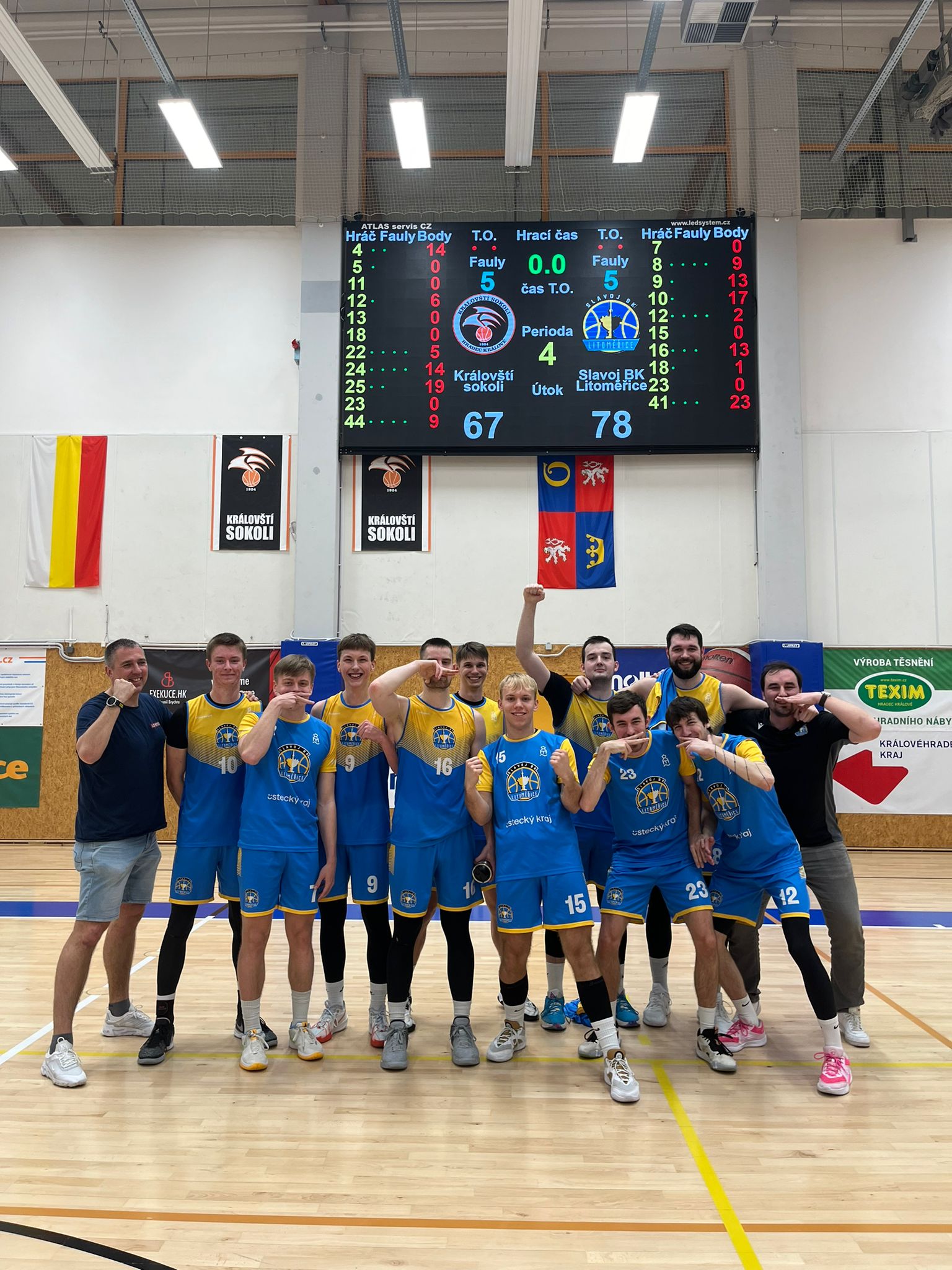 Muži Slavoje jsou ve FINÁLE 1. basketbalové ligy