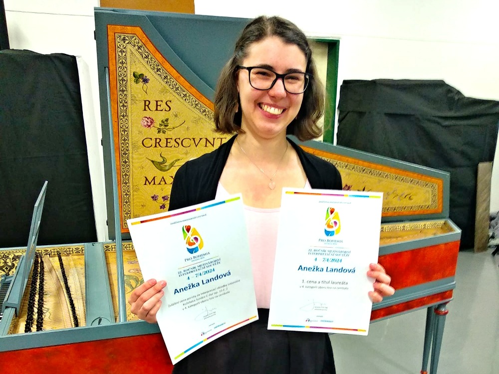 Anežka rozezněla cembalo v Ostravě až k vítězství!