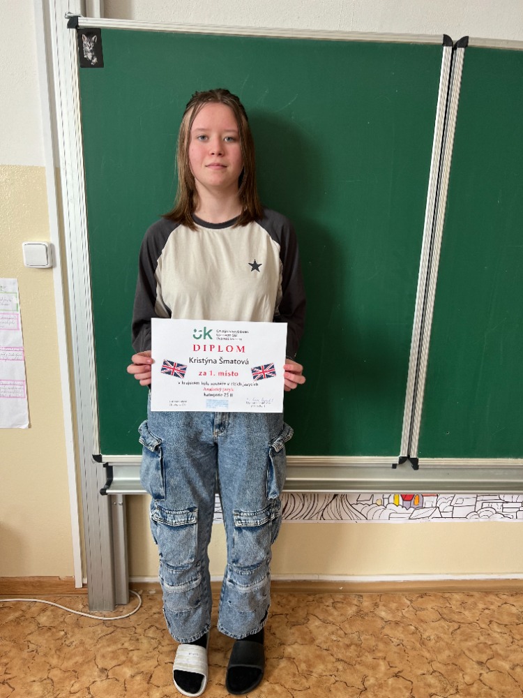 Přebornice v angličtině chodí na ZŠ Ladova!