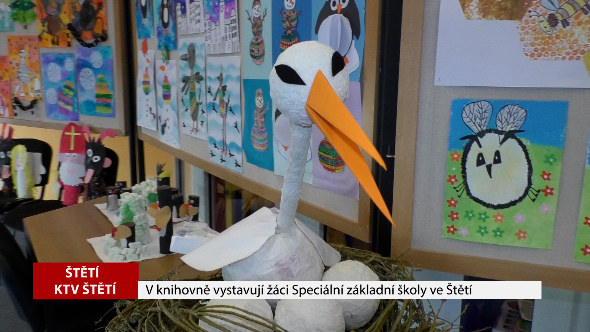 ŠTĚTÍ: V knihovně vystavují žáci Speciální základní školy ve Štětí