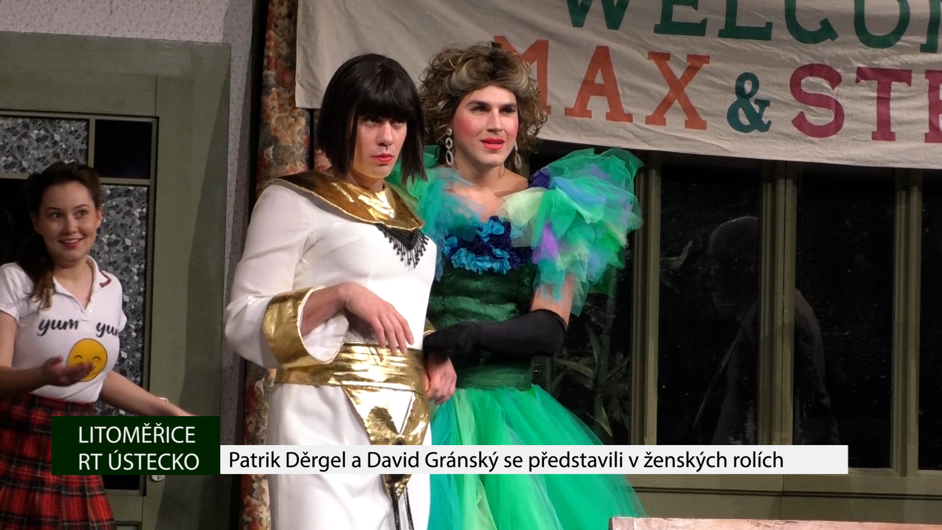 LITOMĚŘICE: Patrik Děrgel a David Gránský se představili v ženských rolích