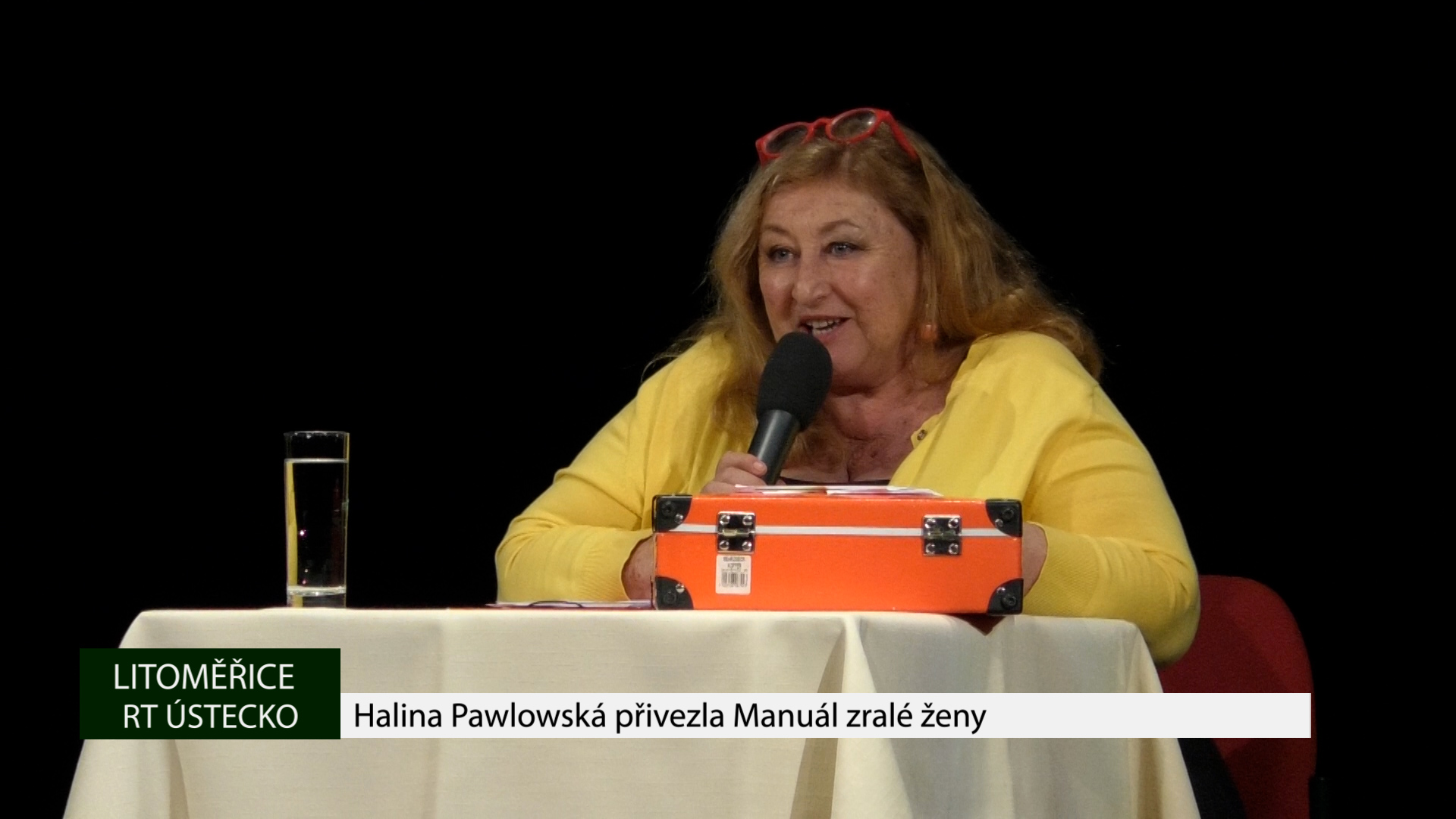 LITOMĚŘICE: Halina Pawlowská přivezla Manuál zralé ženy