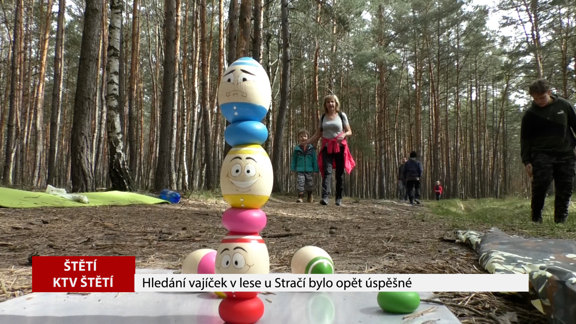 ŠTĚTÍ: Hledání vajíček v lese u Stračí bylo opět úspěšné