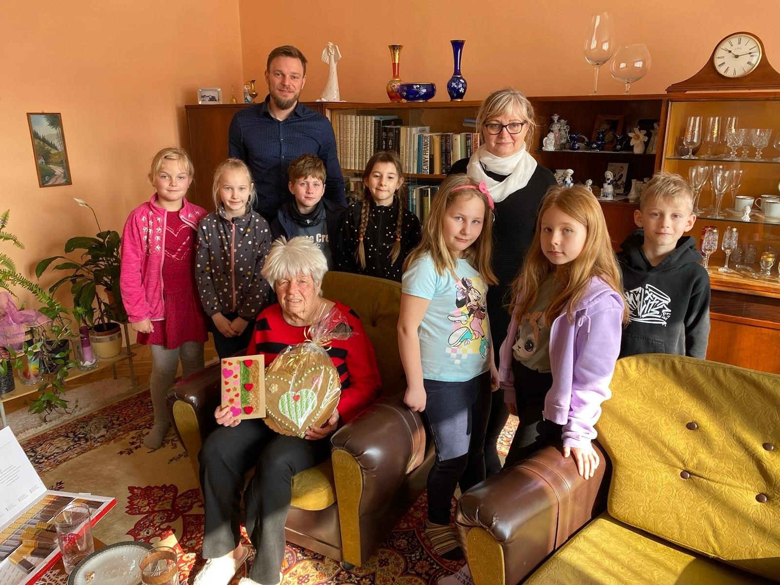 Srdce z lásky darované na ZŠ Antonína Baráka