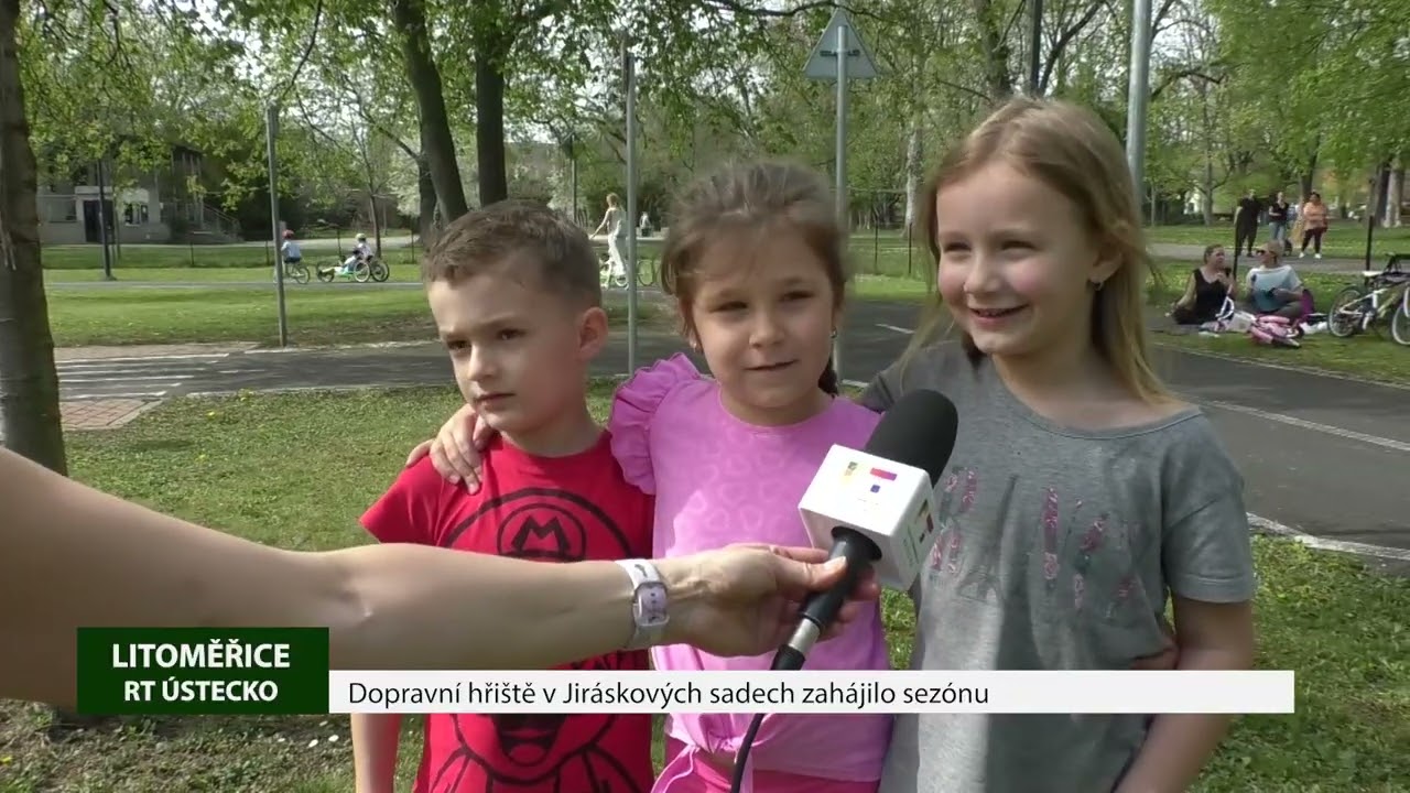 LITOMĚŘICE: Dopravní hřiště v Jiráskových sadech zahájilo sezónu