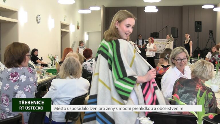TŘEBENICE: Město uspořádalo Den pro ženy s módní přehlídkou a občerstvením