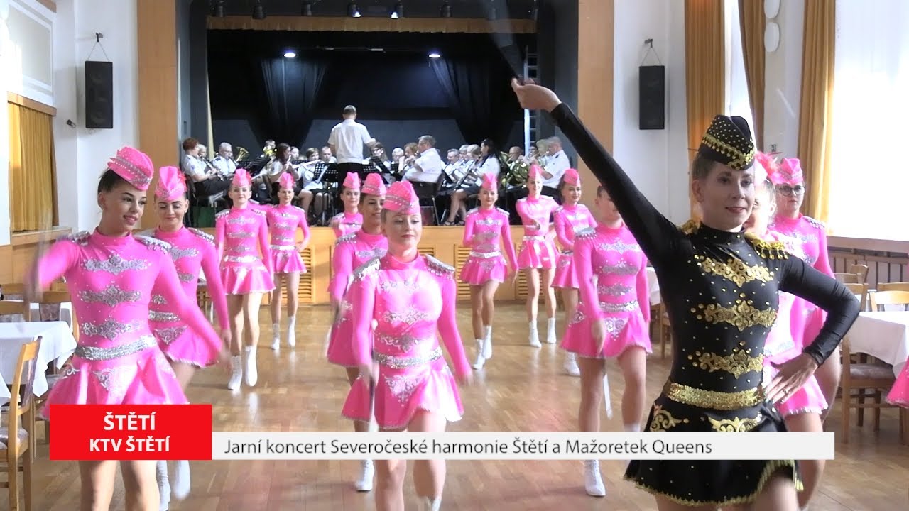 ŠTĚTÍ: Jarní koncert Severočeské harmonie Štětí a Mažoretek Queens