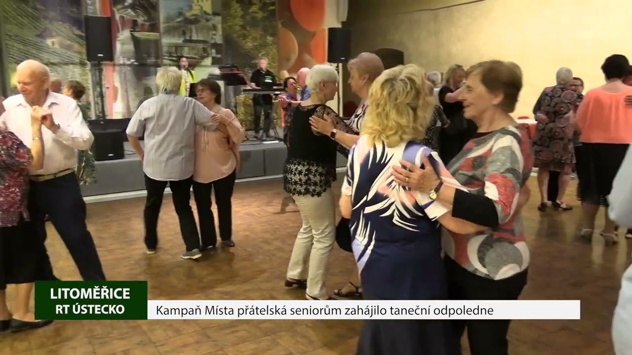 LITOMĚŘICE: Kampaň Místa přátelská seniorům zahájilo taneční odpoledne