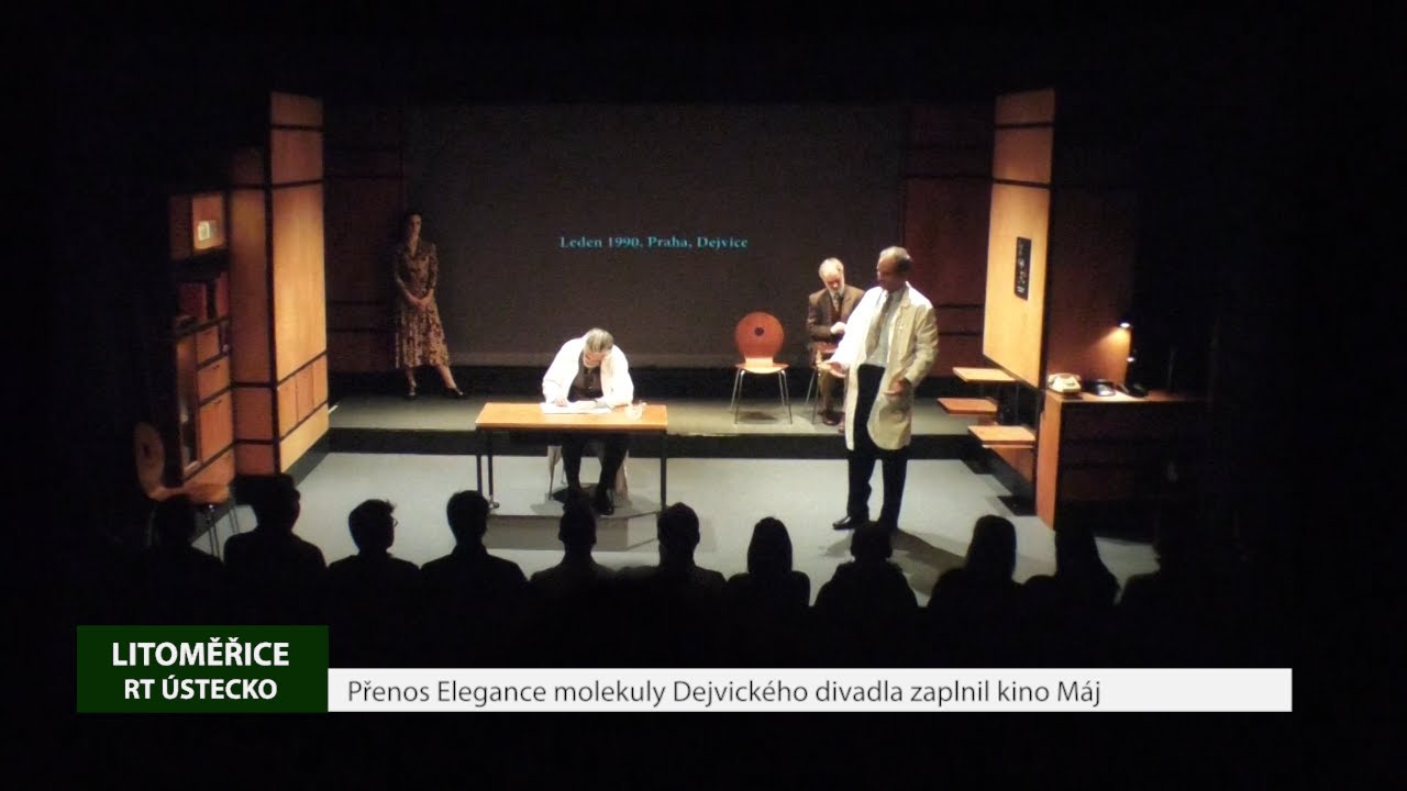 LITOMĚŘICE: Přenos Elegance molekuly Dejvického divadla zaplnil kino Máj