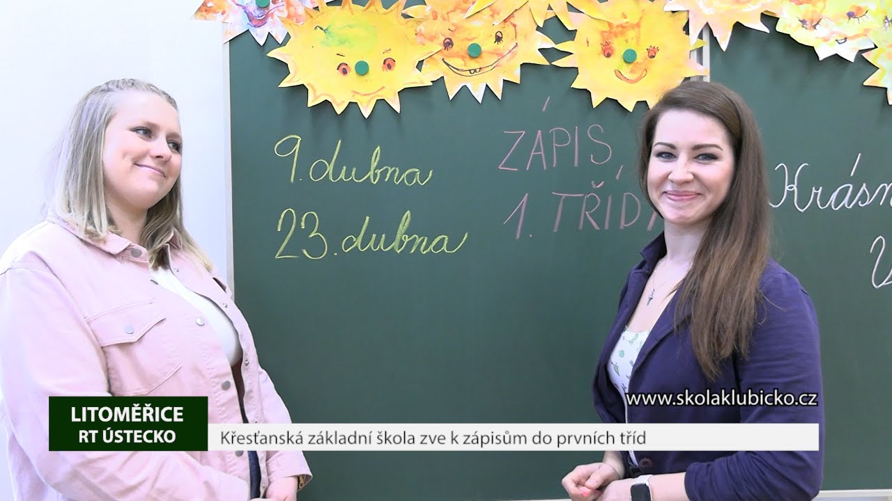 LITOMĚŘICE: Křesťanská základní škola zve k zápisům do první třídy