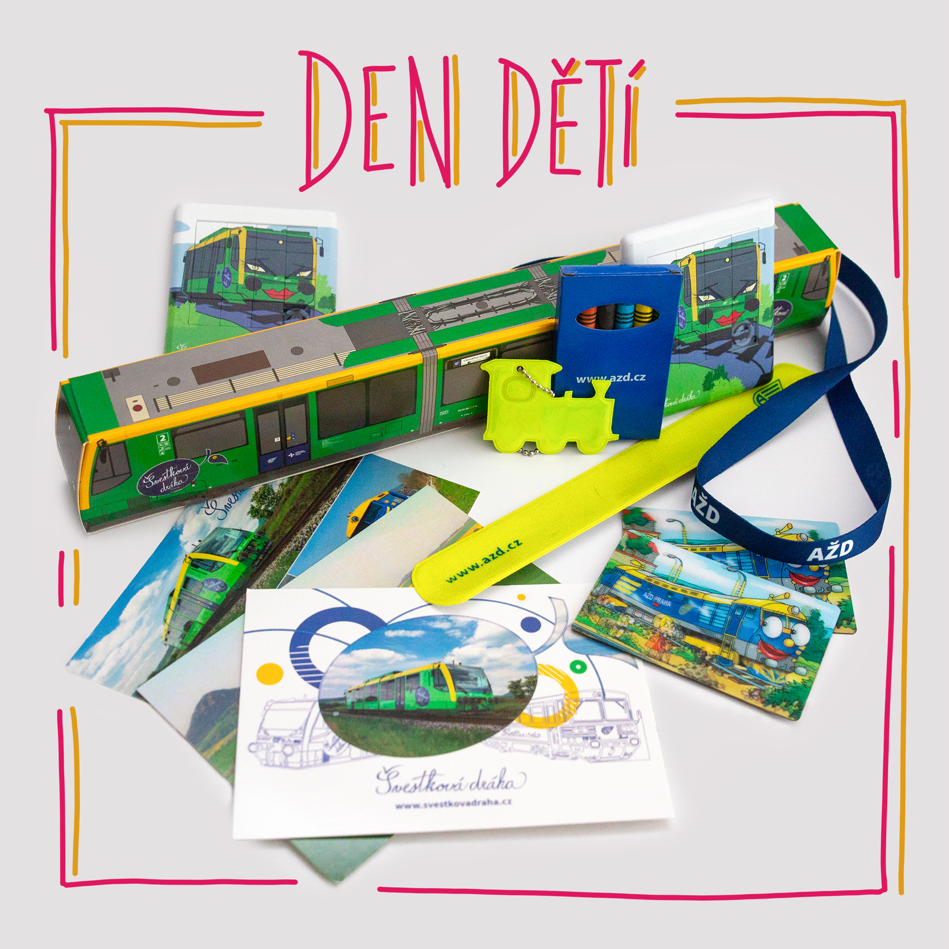 Švestková dráha bude na Den dětí cestujícím rozdávat dárky!