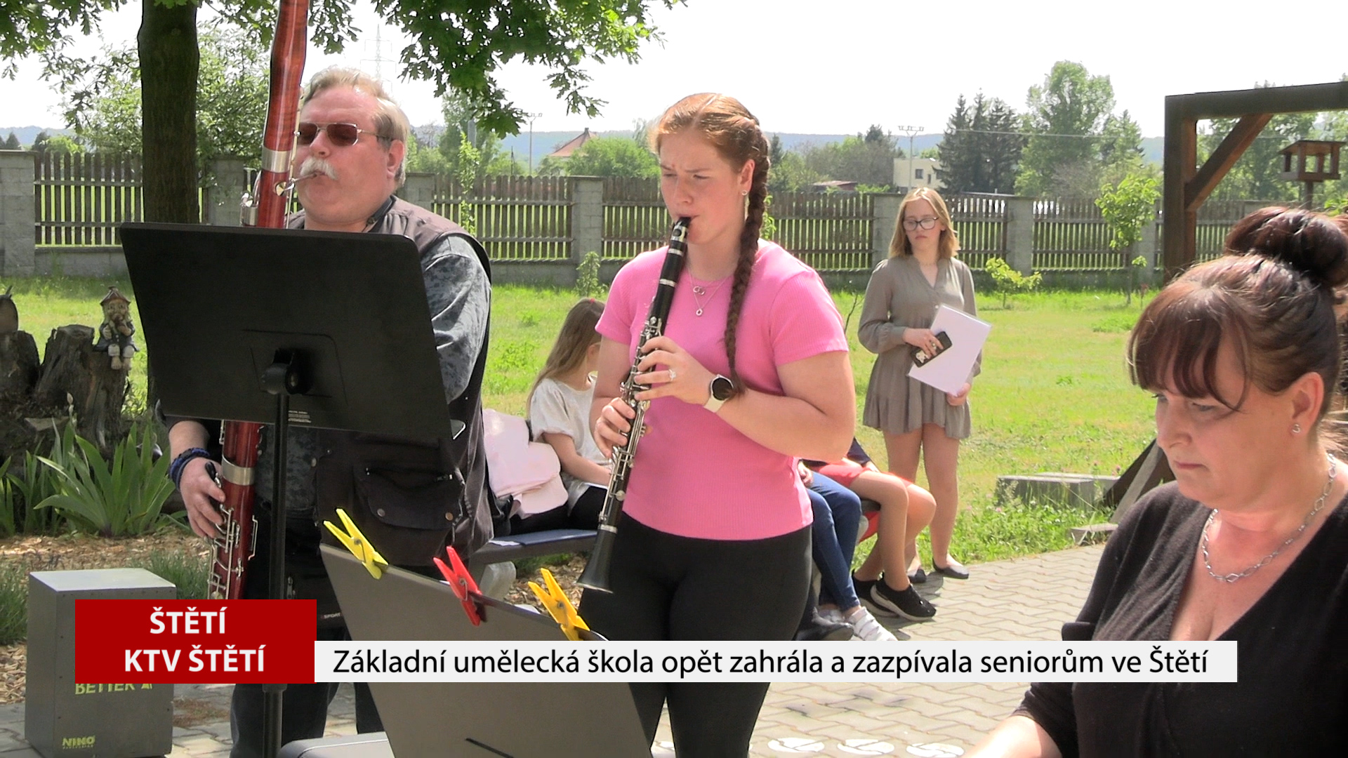 ŠTĚTÍ: Základní umělecká škola opět zahrála a zazpívala seniorům ve Štětí