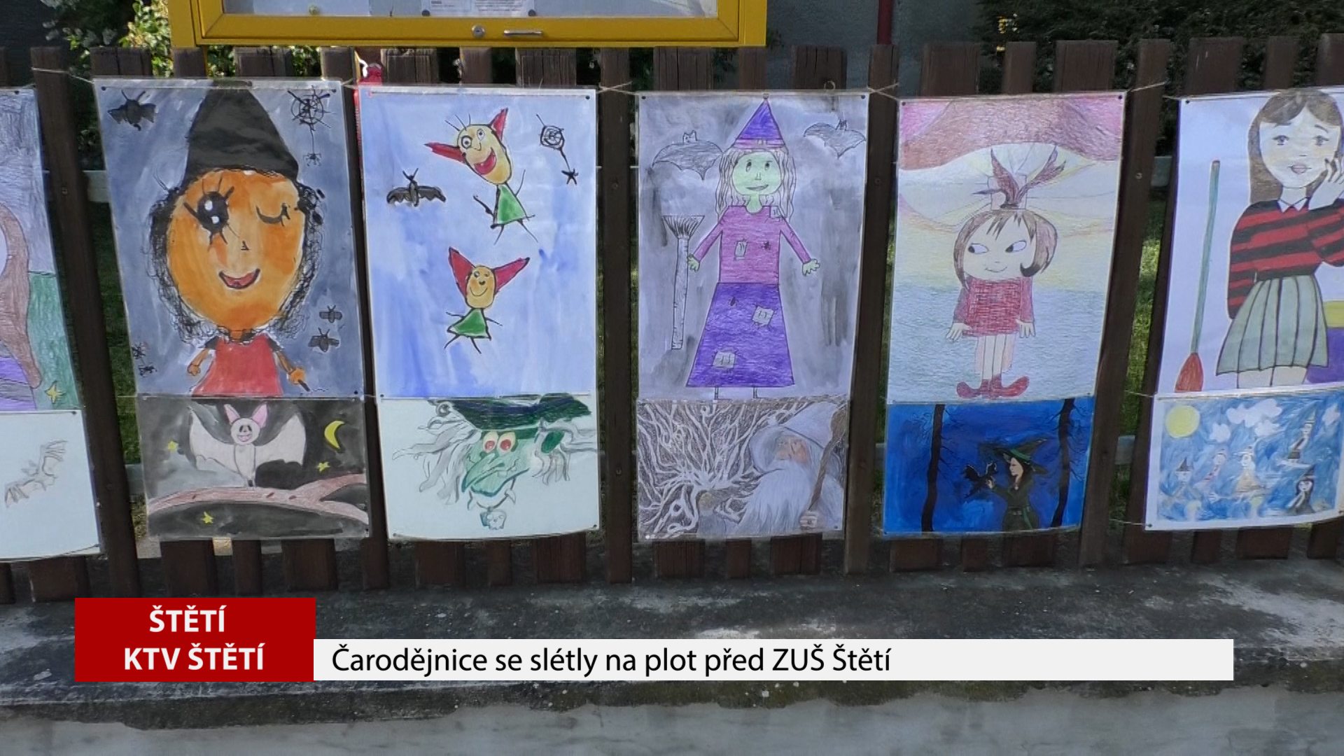 ŠTĚTÍ: Čarodějnice se slétly na plot před ZUŠ Štětí