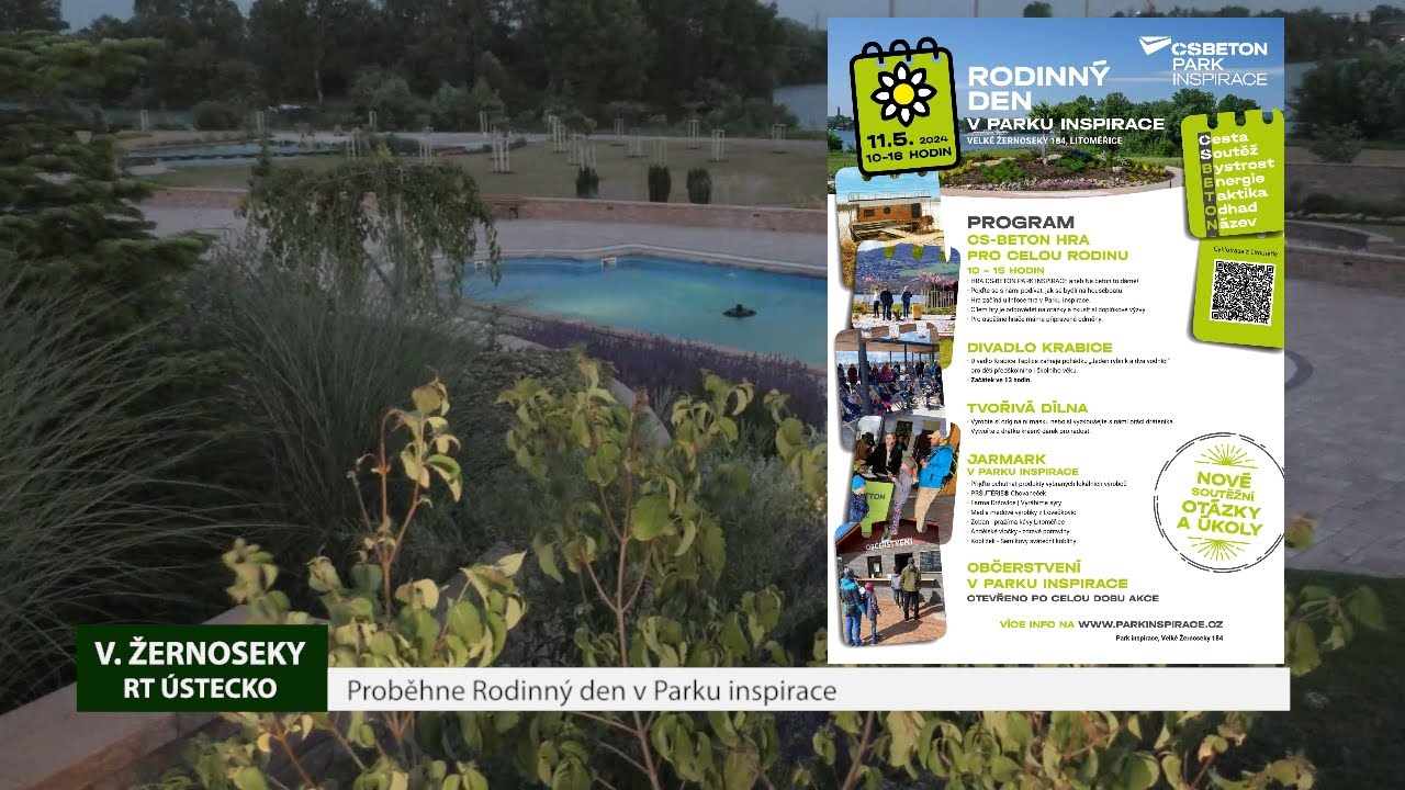 V. ŽERNOSEKY: Pozvánka na Rodinný den v Parku inspirace