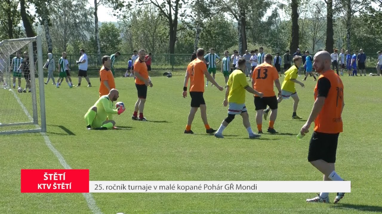 ŠTĚTÍ: 25. ročník turnaje v malé kopané Pohár GŘ Mondi