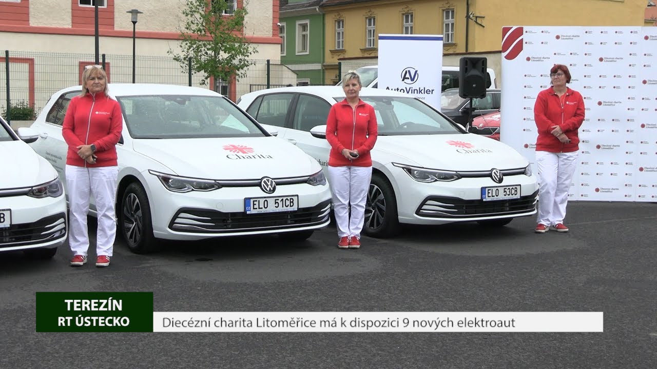 TEREZÍN: Diecézní charita Litoměřice má k dispozici 9 nových elektroaut