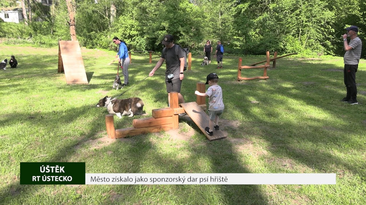 ÚŠTĚK: Město získalo jako sponzorský dar psí hřiště