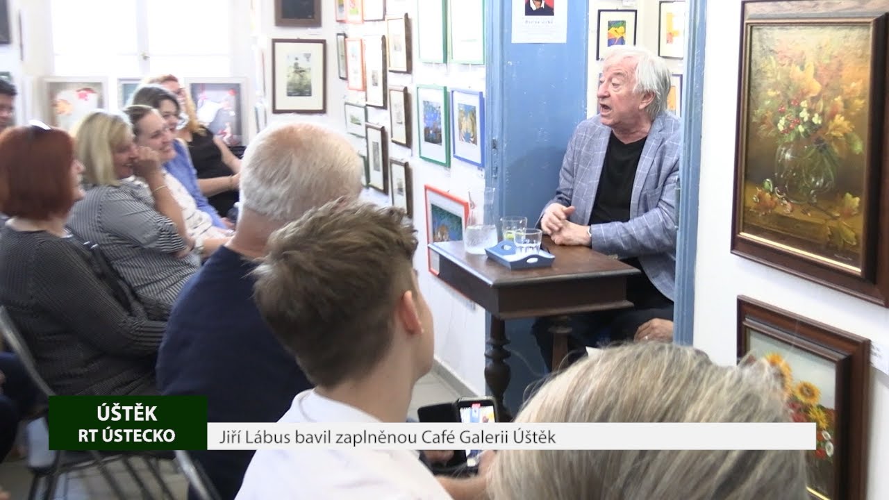 ÚŠTĚK: Jiří Lábus bavil zaplněnou Café Galerii Úštěk