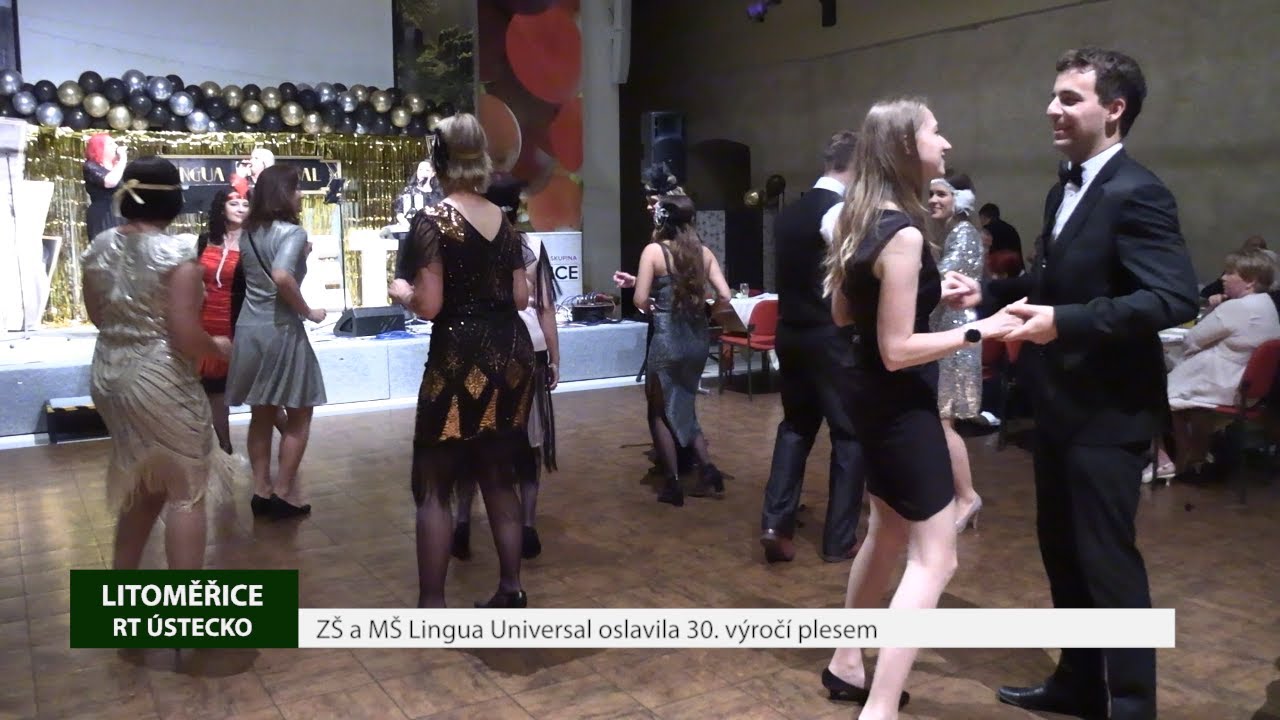 LITOMĚŘICE: ZŠ a MŠ Lingua Universal oslavila 30. výročí plesem