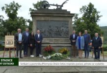 STADICE: Setkání u pomníku Přemysla Oráče letos nepřálo počasí, přesto se vydařilo