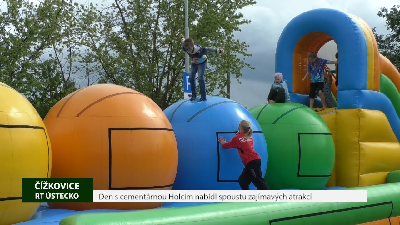 ČÍŽKOVICE: Den s cementárnou Holcim nabídl spoustu zajímavých atrakcí
