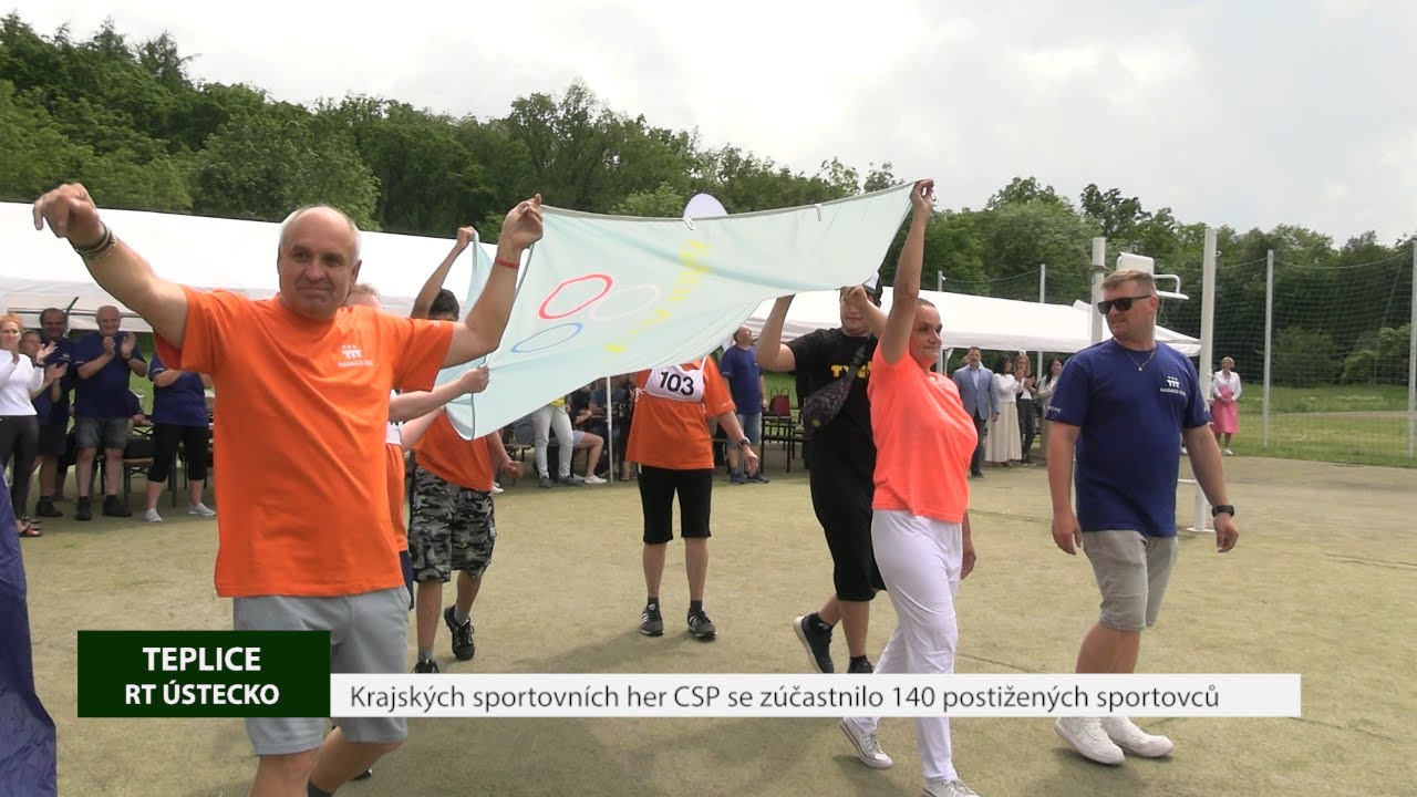 TEPLICE: Krajských sportovních her CSP se zúčastnilo 140 postižených sportovců