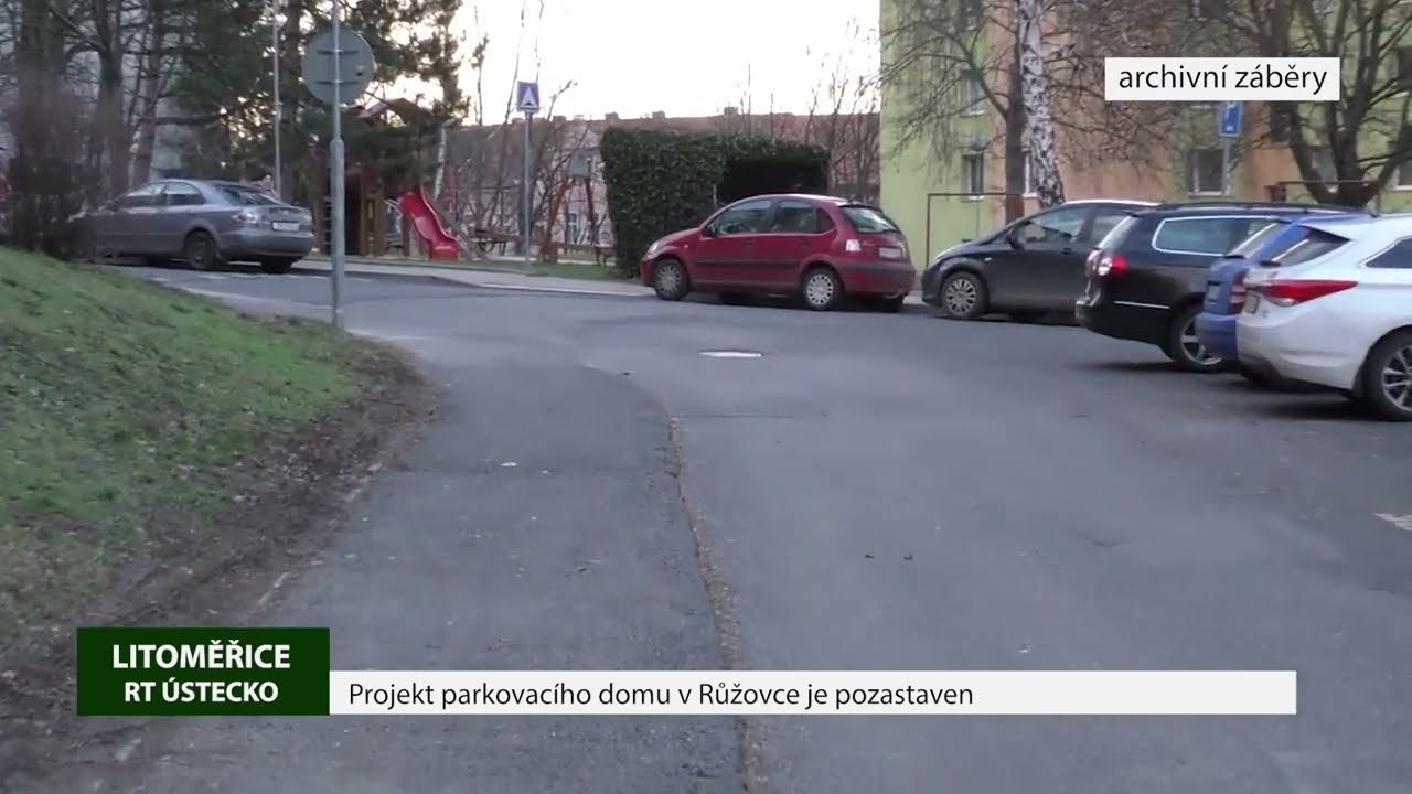 LITOMĚŘICE: Projekt parkovacího domu v Růžovce je pozastaven